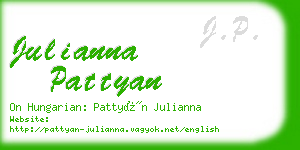 julianna pattyan business card